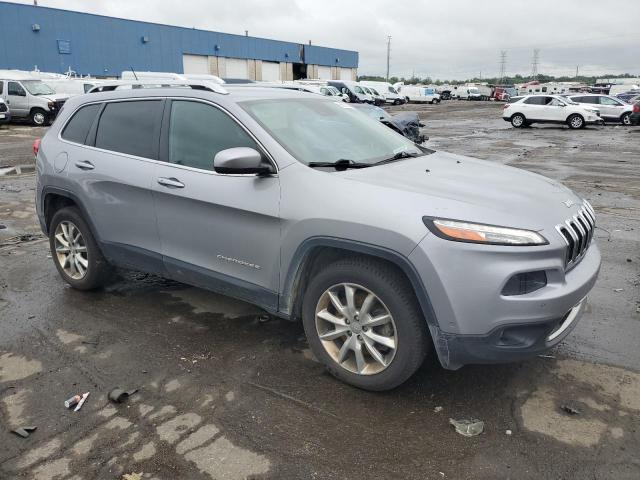 1C4PJMDS7EW109025 - 2014 JEEP CHEROKEE LIMITED GRAY photo 4