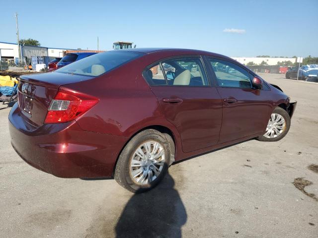 19XFB2F88CE317520 - 2012 HONDA CIVIC EX MAROON photo 3