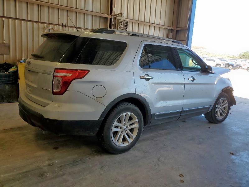 1FM5K7D8XFGB01499 - 2015 FORD EXPLORER XLT SILVER photo 3