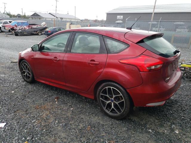 1FADP3K25FL377367 - 2015 FORD FOCUS SE BURGUNDY photo 2