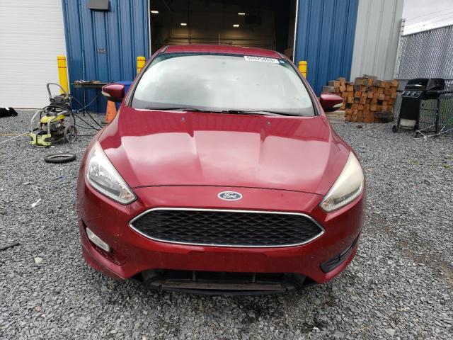 1FADP3K25FL377367 - 2015 FORD FOCUS SE BURGUNDY photo 5