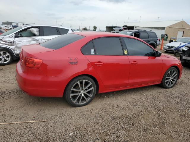 3VW2K7AJ1DM280885 - 2013 VOLKSWAGEN JETTA BASE RED photo 3