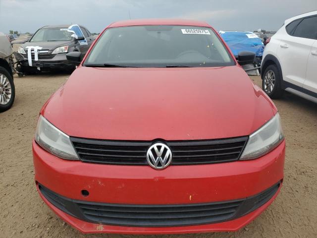 3VW2K7AJ1DM280885 - 2013 VOLKSWAGEN JETTA BASE RED photo 5