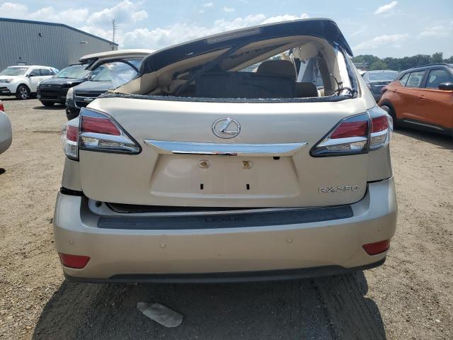 2T2BK1BA4FC326053 - 2015 LEXUS RX 350 BASE GOLD photo 6