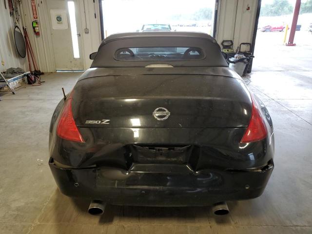 JN1AZ36A64M250128 - 2004 NISSAN 350Z ROADSTER BLACK photo 6