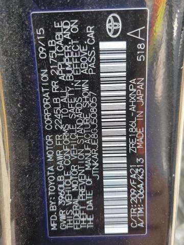 JTNKARJE8GJ508057 - 2016 TOYOTA SCION IM 黑色 照片 12