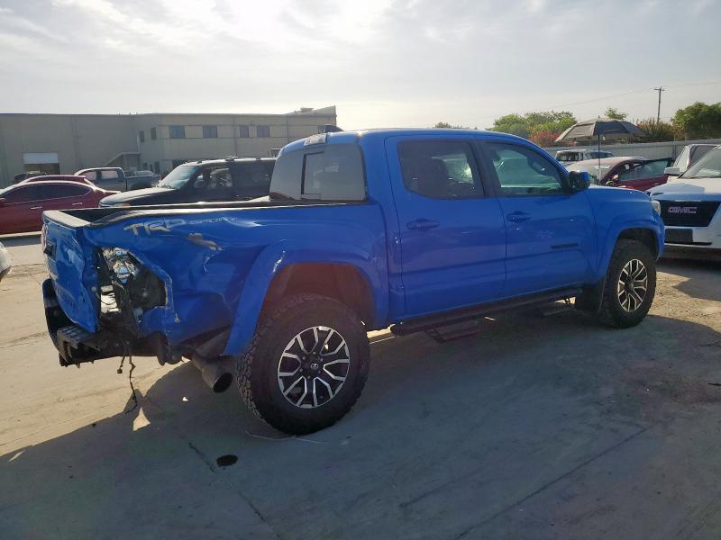 5TFAZ5CN7LX087762 - 2020 TOYOTA TACOMA DOUBLE CAB 蓝色 照片 3