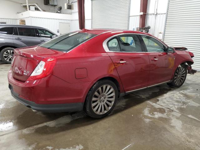 1LNHL9EK2EG609836 - 2014 LINCOLN MKS RED photo 3