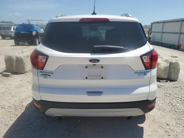1FMCU9J95KUB02842 - 2019 FORD ESCAPE TITANIUM Biały zdjęcie 6
