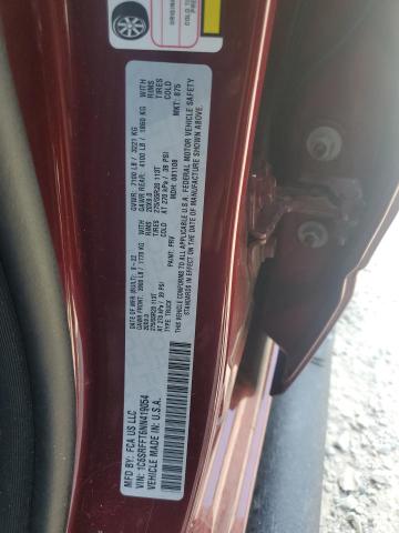 1C6SRFFT6NN419054 - 2022 RAM 1500 BIG HORN/LONE STAR BURGUNDY photo 12