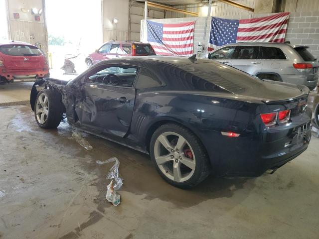 2G1FF1ED4B9134800 - 2011 CHEVROLET CAMARO LT BLUE photo 2