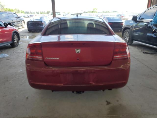 2B3KA43R88H269640 - 2008 DODGE CHARGER BURGUNDY photo 6