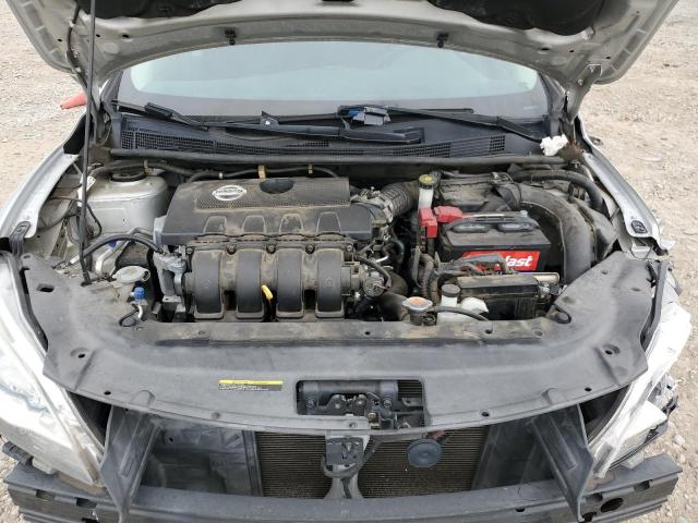 3N1AB7AP9FY308188 - 2015 NISSAN SENTRA S SILVER photo 11