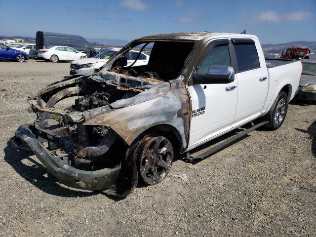 1C6RR7NM4JS356224 - 2018 RAM 1500 LARAMIE WHITE photo 1