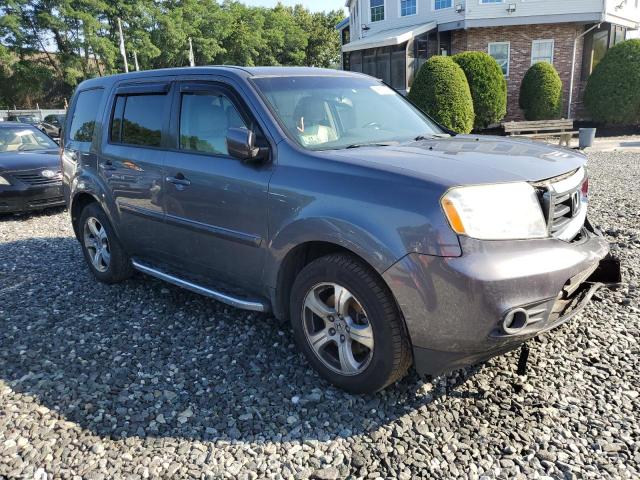 5FNYF4H53FB054105 - 2015 HONDA PILOT EXL GRAY photo 4