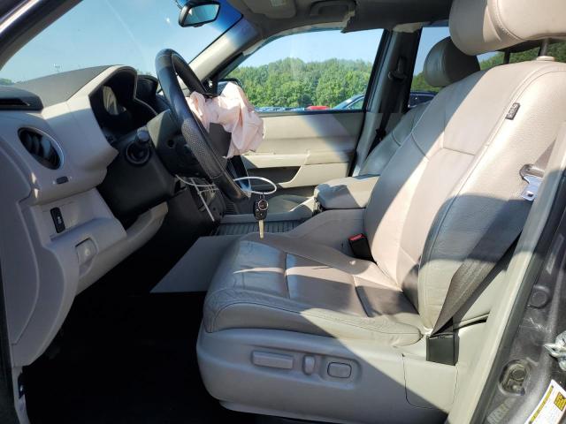 5FNYF4H53FB054105 - 2015 HONDA PILOT EXL GRAY photo 7