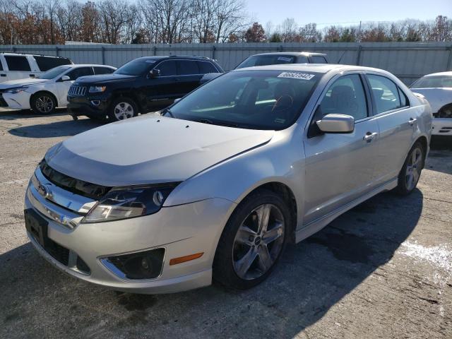 3FAHP0KC4AR282642 - 2010 FORD FUSION SPORT GRAY photo 2