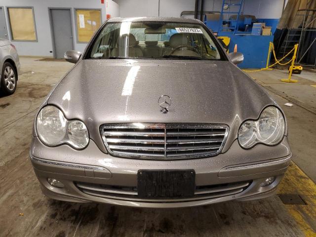 WDBRF81J95F692256 - 2005 MERCEDES-BENZ C 240 4MATIC TAN photo 5