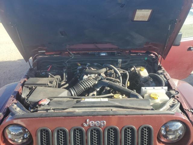 1J8GA59137L155468 - 2007 JEEP WRANGLER SAHARA BURGUNDY photo 11