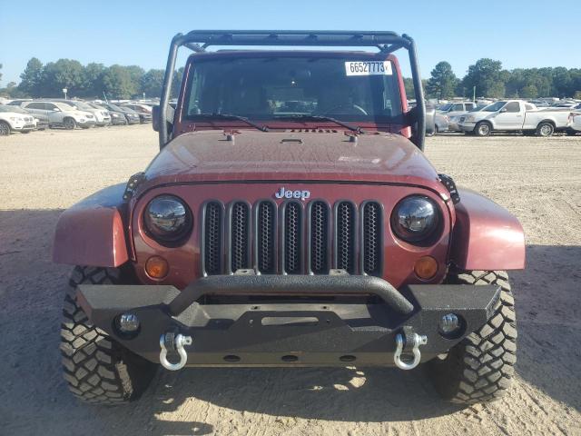 1J8GA59137L155468 - 2007 JEEP WRANGLER SAHARA BURGUNDY photo 5