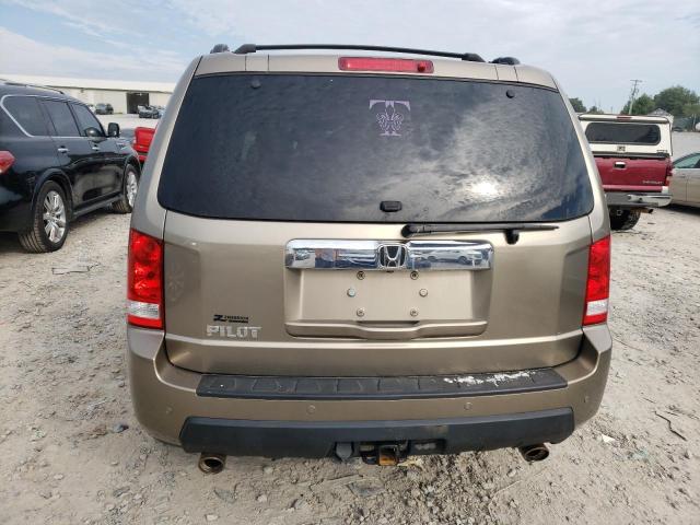 5FNYF4H88AB004383 - 2010 HONDA PILOT TOURING GOLD photo 6