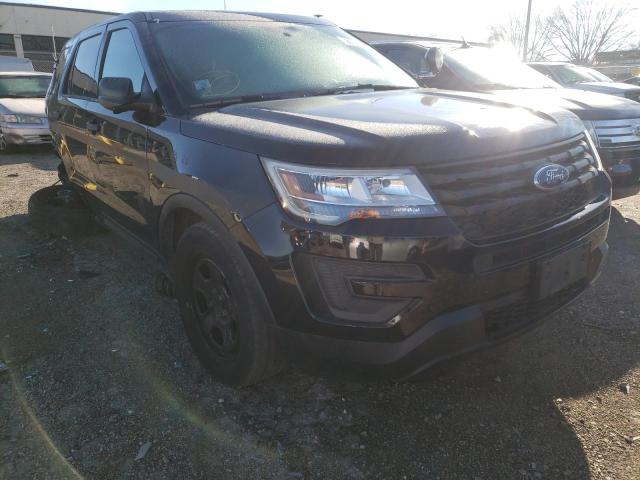 1FM5K8ARXJGB12014 - 2018 FORD EXPLORER POLICE INTERCEPTOR BLACK photo 1