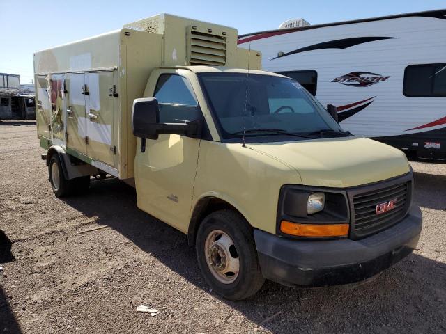 1GD675CB1D1172131 - 2013 GMC SAVANA CUTAWAY G4500 YELLOW photo 4