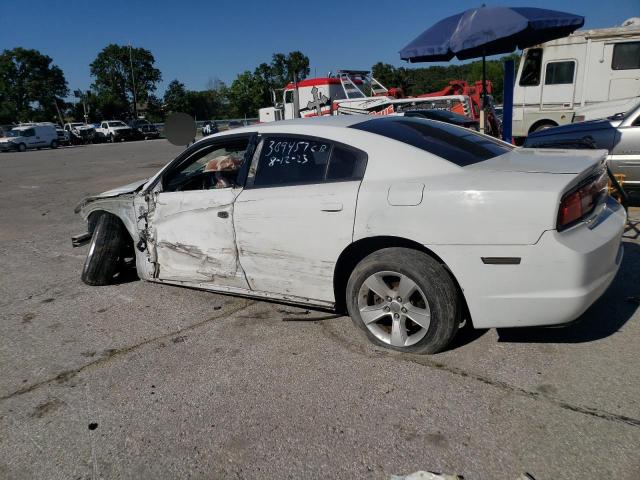 2C3CDXBG3EH112662 - 2014 DODGE CHARGER SE WHITE photo 2