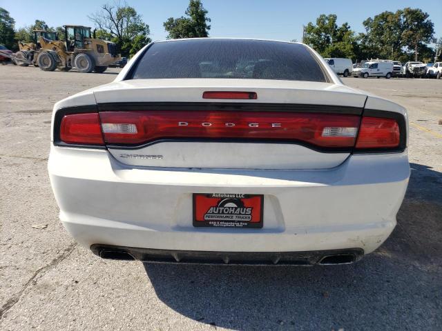 2C3CDXBG3EH112662 - 2014 DODGE CHARGER SE WHITE photo 6