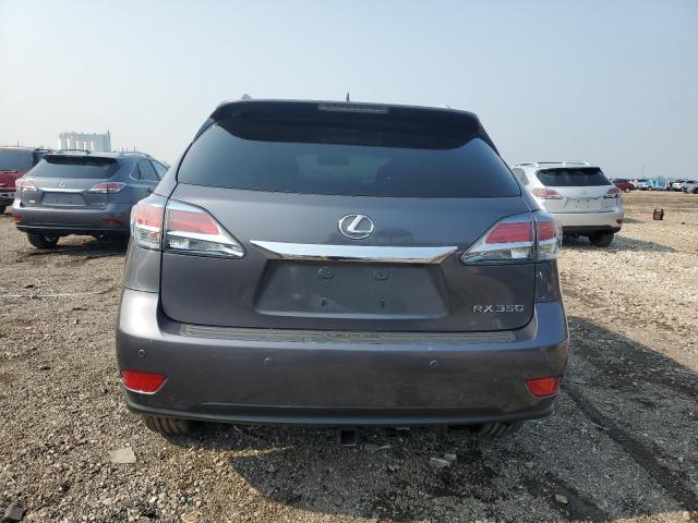 2T2BK1BA8DC221027 - 2013 LEXUS RX 350 BASE GRAY photo 6