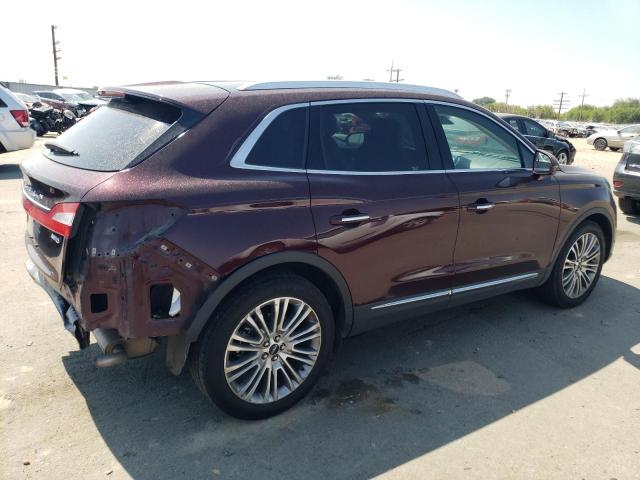 2LMPJ8LR7JBL40895 - 2018 LINCOLN MKX RESERVE Բորդո լուսանկար 3