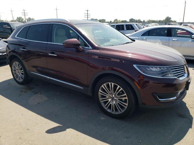 2LMPJ8LR7JBL40895 - 2018 LINCOLN MKX RESERVE Բորդո լուսանկար 4