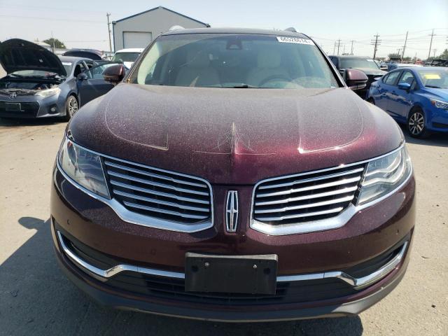 2LMPJ8LR7JBL40895 - 2018 LINCOLN MKX RESERVE Բորդո լուսանկար 5