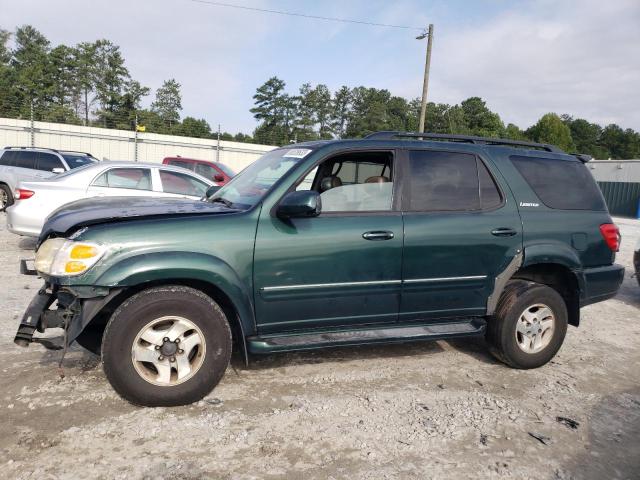 5TDBT48A61S026413 - 2001 TOYOTA SEQUOIA LIMITED GREEN photo 1