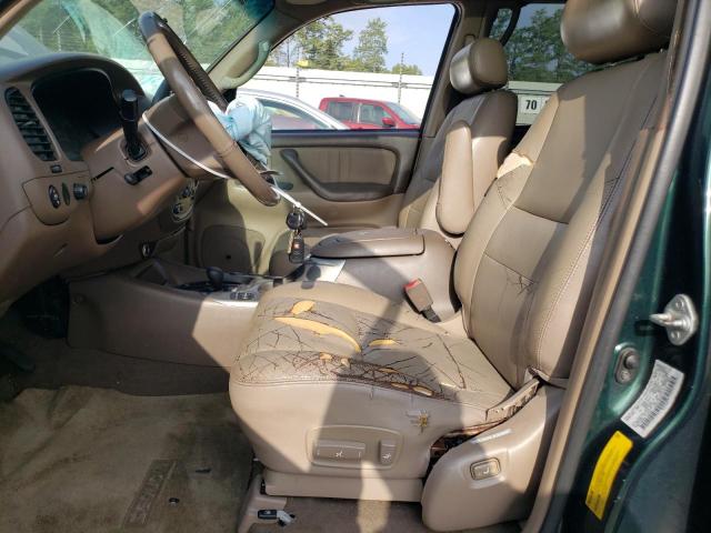 5TDBT48A61S026413 - 2001 TOYOTA SEQUOIA LIMITED GREEN photo 7