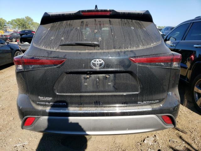 5TDFZRAH5MS037167 - 2021 TOYOTA HIGHLANDER PLATINUM BLACK photo 6