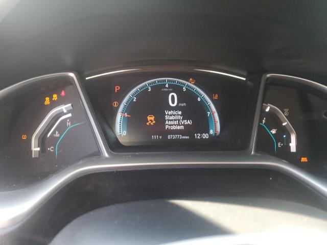 2HGFC2F87JH576418 - 2018 HONDA CIVIC EX WHITE photo 9