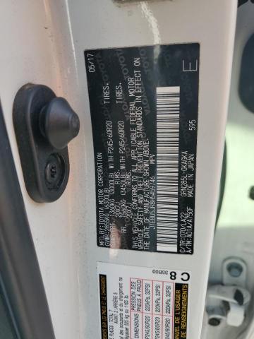 JTEBU5JR8H5459746 - 2017 TOYOTA 4RUNNER SR5/SR5 PREMIUM 白色 照片 13