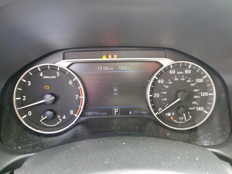 1N4BL4CV0KC219465 - 2019 NISSAN ALTIMA SR WHITE photo 9