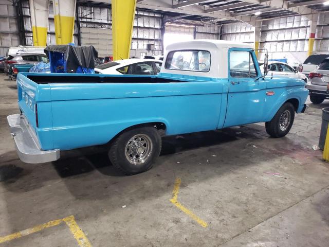 F10YR861735 - 1966 FORD F 100 BLUE photo 3