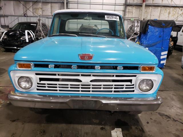 F10YR861735 - 1966 FORD F 100 BLUE photo 5