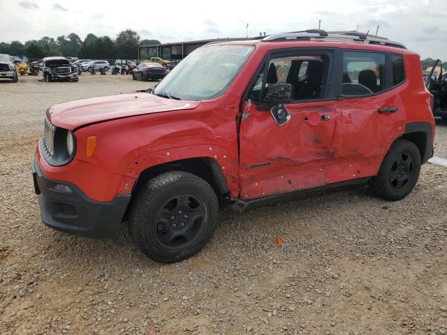 ZACCJBABXJPG83956 - 2018 JEEP RENEGADE SPORT RED photo 1