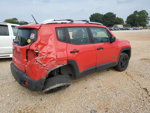 ZACCJBABXJPG83956 - 2018 JEEP RENEGADE SPORT RED photo 3