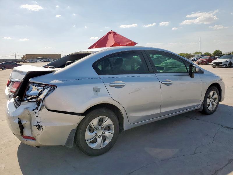 19XFB2F54FE060916 - 2015 HONDA CIVIC LX 银色 照片 3