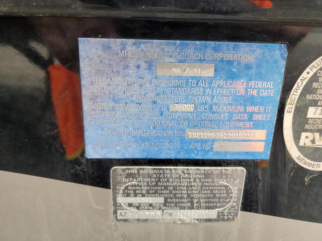 1RF12061622016038 - 2002 ROADMASTER RAIL DYANASTER ორფეროვანი ფოტო 10