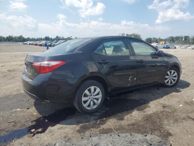 2T1BURHEXEC134447 - 2014 TOYOTA COROLLA L BLACK photo 3