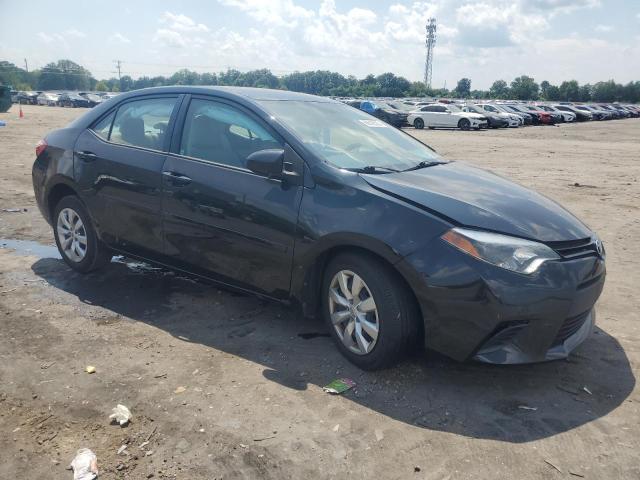 2T1BURHEXEC134447 - 2014 TOYOTA COROLLA L BLACK photo 4