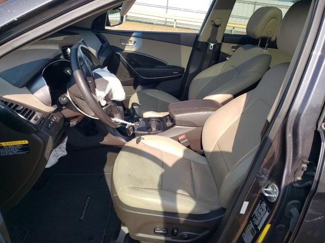 5XYZU3LB3HG424921 - 2017 HYUNDAI SANTA FE S GRAY photo 7