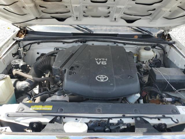 3TMLU4EN3CM082904 - 2012 TOYOTA TACOMA DOUBLE CAB WHITE photo 11