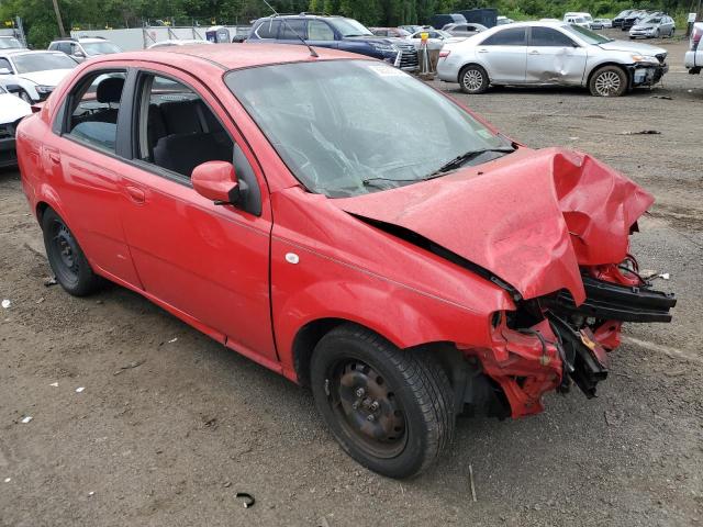 KL1TD56676B679702 - 2006 CHEVROLET AVEO BASE Qırmızı foto 4